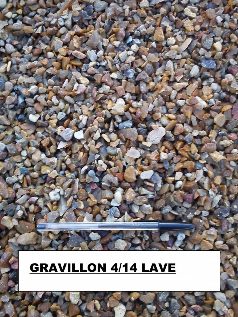 Gravillon 4/14 lave
